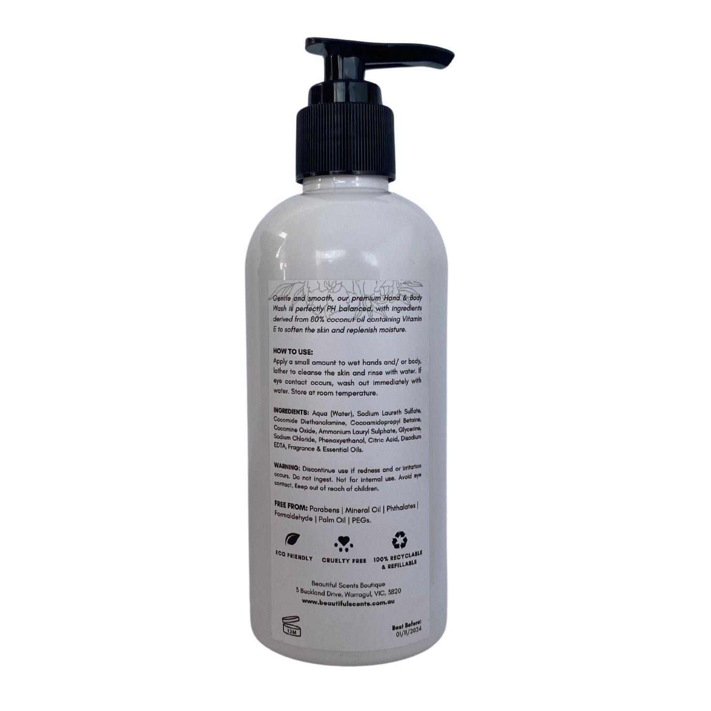 Australian Lemon Myrtle - Hand & Body Wash - 250mls