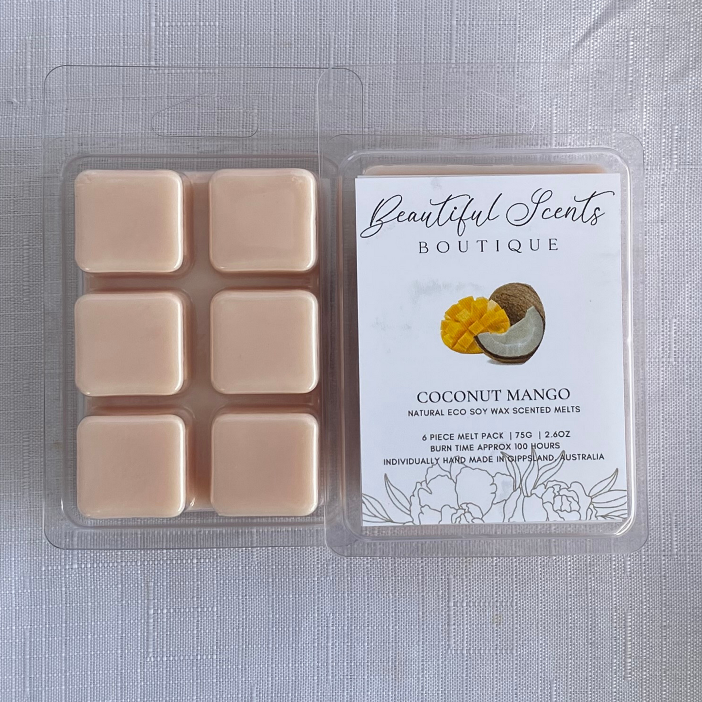 Coconut Mango - Scented Soy Wax Melts