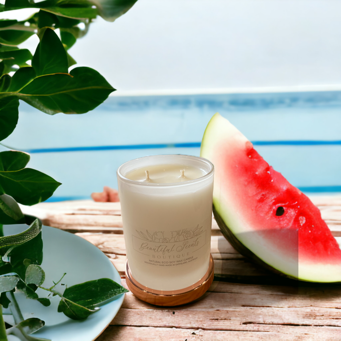 Watermelon - Natural Eco Soy Wax Candle